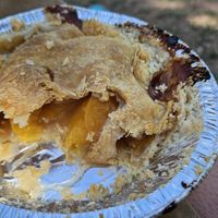 Peach pie at Gifford House & Museum Store in Torrey