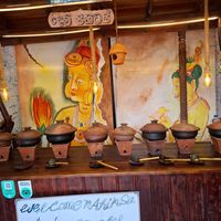 Buffet for Curry at Ahinsa Restaurant in Sigiriya