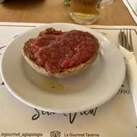 Dakos without cheese  at Le Gourmet    in Crete