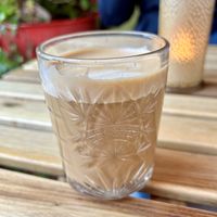 Oat latte ☕️  at Bøker og Børst in Stavanger