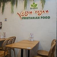 Decent sized resto with about 8-10 tables at Begin Vegan Food in Chiang Mai