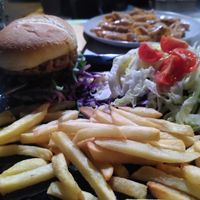 Lentil burger at Soul Food in Valletta