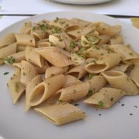 Pasta aglio e olio (whole wheat) at Soul Food in Valletta