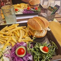 Beyond burger at Soul Food in Valletta
