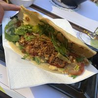 Vegan piadine  at Soul Food in Valletta