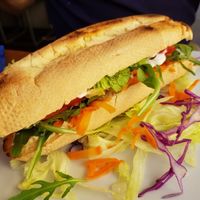 Veg panini at Soul Food in Valletta