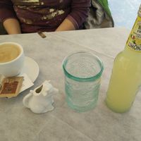 coffee (not sure what it cost anymore) and organic lemonade (3,50 €) at Soul Food in Valletta