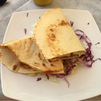 Lentil burger in home made bread at Soul Food in Valletta