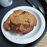 Vegan chocolate chip cookie at Caffe Nero in Castlebar