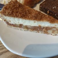 Apple crumble and custard cheesecake tart at Caffe Nero in Castlebar