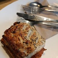 Vegan sausage roll at Caffe Nero in Castlebar