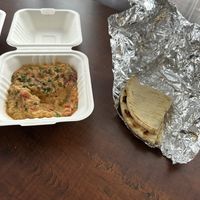 Babaganoush n pita bread   at The Mediterranean Joint in Madison