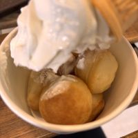 Plant-based baby caetella with plant based once cream  at IKEA Tokyo-Bay in Funabashi