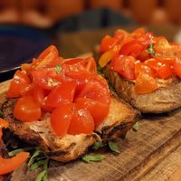 Bruschetta at Sapore Vero in Beckenham