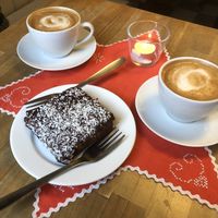 Kärleksmums cake  at Cafeva in Gothenburg