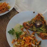 Vegansk lentil paj at Cafeva in Gothenburg