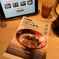 Menu with vegan option + free extra toppings  at Ippudo (Harajuku Takeshitadori Branch) - 一風堂 原宿竹下通り店 in Tokyo