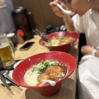 Ovo-Vegetarian! Has eggs.   at Ippudo (Harajuku Takeshitadori Branch) - 一風堂 原宿竹下通り店 in Tokyo