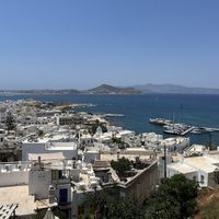 Near 270 degree views stunning! You can see the windsurfers in the distance    at Avaton 1739 - Coffee & Wine Roof in Naxos