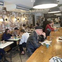 Inside   at Slate Cafe - Midtown in New York City