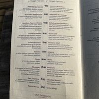 „Vegan“ Options  at Cave Damianos Restaurant in Zakynthos