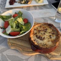 Vegan Moussaka  at Cave Damianos Restaurant in Zakynthos