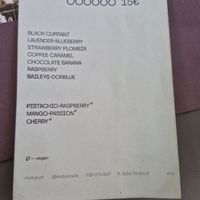 Mochi Menu at Motya Coffee Shop in Funchal