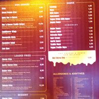 New menu 2 at Butjer Smashed in Linden in Hannover
