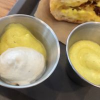 Garlic mayo   at Güstavo Gemüse Vebab in Lyon