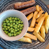 Vegan sausages  at STN - The Windmill in Stansted