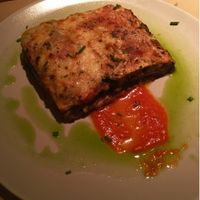 Veggie lasagna  at Ale and Hop in Barcelona