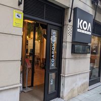 vie from the street at Koa Poke in Gijon