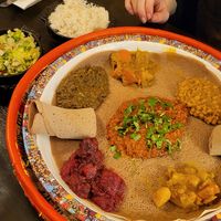 Amazing food and friendly welcoming staff. at Muna's Ethiopian Cuisine in Edinburgh