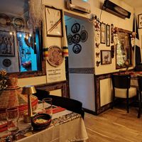 Interior at Muna's Ethiopian Cuisine in Edinburgh