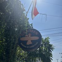 Sign over the entrance   at Canteen Cafe in Canggu