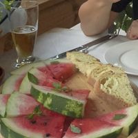 Summer salad (without feta)  at Mëndra in Ksamil