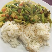 Curry  at Plaer Vegetaria in Mallorca