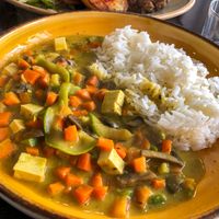 Curry Tikka Masala  at Plaer Vegetaria in Mallorca