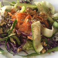 awesome salad at Plaer Vegetaria in Mallorca