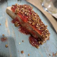 Cheesecake at Plaer Vegetaria in Mallorca
