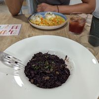 Risotto at Plaer Vegetaria in Mallorca