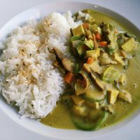 curry tikka massala at Plaer Vegetaria in Mallorca