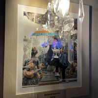 There are many photos, and a merchandise shop!  at Novak in Belgrade