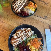 The bowls were generous and tastyy  at Wilde Wiese in Berlin