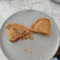 Vegan pasty at The Cornish Bakery in Tintagel