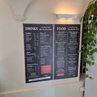Vegan menu options at Strawberry Hill Cafe in Twickenham