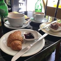 Vegan croissants with jam at No Milk Today in Berlin