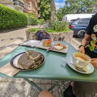 Bagel at No Milk Today in Berlin