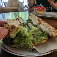 Bagel at the second day at No Milk Today in Berlin