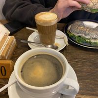 Americano & oat latte   at No Milk Today in Berlin